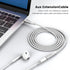 MOSWAG 3.5mm Male to Female Extension Cable with Microphone Stereo Audio Adapter Nylon Braided Compatible for Home/Car Stereos Smartphones Headpho...