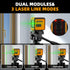 Laser Level Self Leveling - 98Ft/30M Dual Modules Green Cross Line Laser Leveler Tool for Indoor Outdoor Construction Picture Hanging Home Renovat...