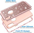 Hython Compatible with iPhone XR Case, Heavy Duty Full-Body Defender Protective Bling Glitter Sparkle Hard Shell Armor Hybrid Shockproof Silicone ...