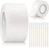 1 Inch x 30 Feet Ear Tape for Dogs and 4 Inch Bamboo Buds Non Woven Dog Ear Forms Cotton Dog Ear Swabs Self Adhesive Doberman Ear Support Bamboo H...
