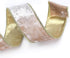 Ribbli Champagne Velvet Wired Ribbon 1.5 Inch Metallic Champagne Gold Crushed Velvet Christmas Ribbon for Gift Wrapping Christmas Tree Decoration ...