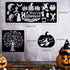 28 pcs Halloween Stencils, lyfLux Painting Stencils Suit, Pumpkin Carving Stencils, for Halloween Decoration, Bars, Haunted Houses, Walls, Murals,...