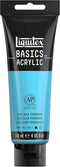 Liquitex BASICS Acrylic Paint, 118ml (4-oz) Tube, Light Blue Permanent...