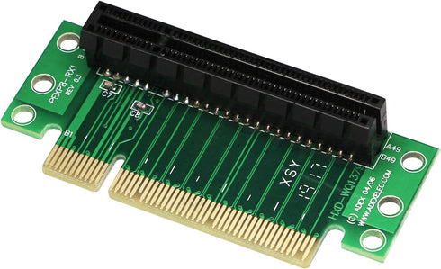 SinLoon PCI- Express 8X Riser Card 90-Degree Adapter Card PCI-E 8X Extender Extension Card for 1U, Small Computer and Server Case(PCIE 8X)...