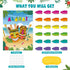 WERNNSAI Pin The Feather on The Tiki Party Games - Hawaiian Luau Party Supplies for Kids Boys 21’’ x 28’’ Aloha Poster with 24 Pcs Stickers for Ba...