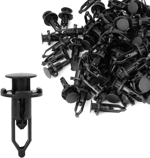 uxcell 100 Pcs Push-Type Automotive Clips Rivet Retainer Bumper Fasteners Clips Ref 52161-02020 for Toyota...