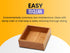 YBM Home Bamboo Drawer Organizer Storage Box for Kitchen Drawer, Junk Drawer, Office, Bedroom, Children Room, Craft, Sewing, and Bathroom, 2 Pack ...
