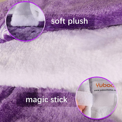 yuboo Purple Tree Skirt, 36" Faux Fur Christmas Tree Skirt with Embroidered Snowflakes for Purple Christmas Decorations and Madi Gras Decor...