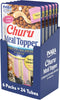 INABA Churu Meal Topper for Cats, Complete & Balanced, Creamy, Lickable Purée Cat Food Topper, 0.5 Ounce Tube, 24 Tubes (4 per Pack), Tuna with Sa...
