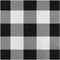 Iconikal 75-Count Black Gingham Disposable Paper Party Napkins, White Buffalo Plaid, Dinner Size...