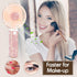 Mudder Crystal Bling Rhinestone Mini Handheld Fan Portable Usb Rechargeable Fan Battery Operated Small Folding Personal Fan for Girls Women Outdoo...