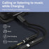 USB C to 3.5mm Headphone and Charger Adapter for Samsung Galaxy A55 A35 S24 S23 Ultra A15 A54 S22 S21, 2 in 1 USB Type C to Aux Audio Jack Adapter...