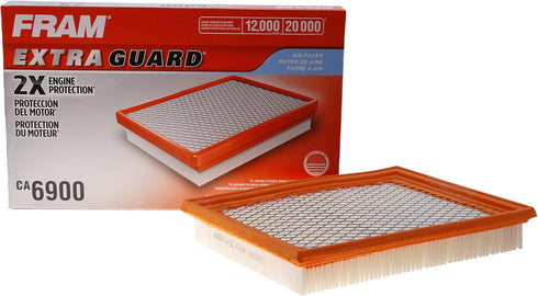 FRAM Extra Guard CA6900 Replacement Engine Air Filter for Select Infiniti and Nissan Models, Provides Up to 12 Months or 12,000 Miles Filter Prote...