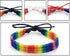 Nanafast Rainbow LGBT Pride Bracelet Handmade Braided Friendship String Bracelet for Gay & Lesbian LGBTQ Wristband Adjustable Size...