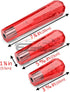 EZAUTOWRAP Shift Knob Stick Crystal Transparent Bubble Red Throw Gear Shifter 15cm...