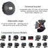 VVHOOY Aluminum Bike Bicycle Motorcycle Handlebar Mount Adapter Compatible with Gopro Hero 11/10/9/8/7/6/5/4/AKASO Brave 4/5/6 Plus/7 le/v50/EK700...