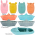 ArtCreativity Silicone Bath Toys for Babies - Set of 9 Mold Free Bath Toys - Bathtub Toys with 4 Animal, 4 Boat, and 1 Speedboat Design - Easy to ...