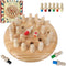 Wooden Memory Match Stick Chess Game, Color Memory Chess, Funny Block Board Game, Parent-Child Interaction Toy, Educational Intelligent Games for ...