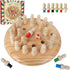 Wooden Memory Match Stick Chess Game, Color Memory Chess, Funny Block Board Game, Parent-Child Interaction Toy, Educational Intelligent Games for ...