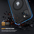 Diaclara Magnetic Designed for iPhone 15 Case, Compatible with MagSafe Built-in Touch Sensitive Anti-Scratch Screen Protector, with Camera Lens Pr...
