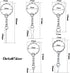 50pcs Silver Key Chain Rings Kit Flat Metal Split Key Rings with Chain and Jump Rings Key Chain Rings Accessories for Jewelry Key Rings Crafts Jew...
