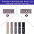 10 Pieces Waistband Extenders Elastic Button Waist Extender Pants Hook Extender for Men Women Pants Jeans Trousers, 2 Types...