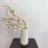 PASYOU Fake Leaves Plants for Christmas Decor, Gold Artificial Shrubs Grass Foliage Plastic Bulk Leaf Indoor Outdoor Home Garden Party Hotel Veran...