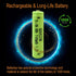 Rechargeable AAA Batteries NiMH 1.2V 1100mAh High Capacity Triple A Battery Pre-Charged Cell Home Battiers for Keyboard Mouse Lamp Low Self Discha...