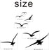 Flying Birds Wall Decals, Vinyl Stickers for Dorm, Nursery, Office, Kids Room, Bedroom, Living Room - Modern Home Decor Y20 (Black)...