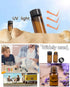 JIUWU Liquid Sample Glass Bottles Vials Screwcap Brown Lab Collection Container Capacity 5ml (0.17 Oz) Pack of 10...