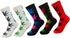 Lystaii 5 Pairs Weed Leaf Printed Cotton Socks Unisex Random Color Maple Leaf Printed Socks, One Size...