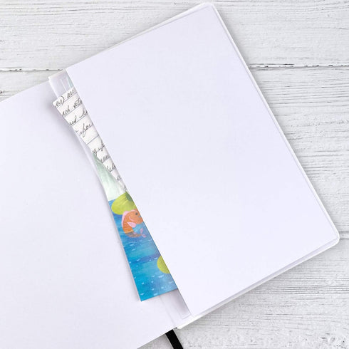 RICCO BELLO Wide Ruled Hardcover Diary Journal School Notebook for Kids, Tweens - Bookmark, Band Closure, Storage Pocket, 5.7 x 8.4 Inches, 192 Pa...