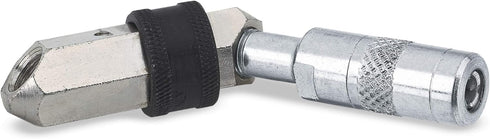 LUMAX LX-1406 Silver 360 Degree Swivel Grease Coupler. Swivels in a Full 360 Degree Circle and Locks in Place. 45 Degree Angle Gives Easy Access t...