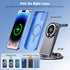 3 in 1 Charging Station for Magsafe Wireless Charger Stand,Compatible with Apple iWatch Series,iPhone 15 14 13 12,AirPods 3/2/1/Pro/Max Multi-Char...