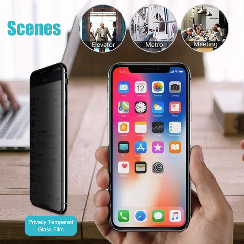 PEHAEL 2Pack for iPhone 11 Pro Max/iPhone Xs Max Privacy Screen Protector Anti-Spy Tempered Glass Film 9H Hardness Easy Installation Bubble Free [...