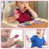 Silikong Silicone Utensils, Baby Fork and Spoon Set, Training Utensils, Baby Led Weaning Stage 1 for Ages 6 Months (Pink)...