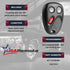 Car Key Fob Keyless Entry Remote with Ignition Key fits Chevy Trailblazer / Buick Rainier / GMC Envoy / Isuzu Ascender / Oldsmobile Bravada / Saab...