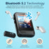 Bluetooth MP3 Player, Portable Music Player with FM Radio, Voice Recorder, Ebook Digital Audio Player with 16GB Internal Memory Support TF Card up...