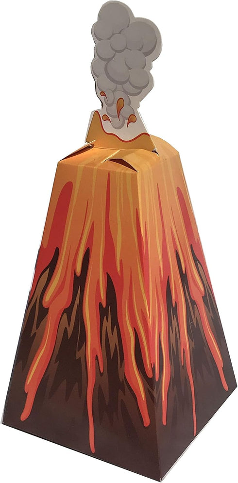 Jayd Products, 12 Volcano Party Favor Boxes, Dinosaur Party Decorations, Luau, Hawaiian Party, Tiki Party Supplies...