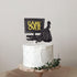 Game Over Cake Topper for Wedding Party Decorations, Funny Bride and Groom Cake Decor, Wedding Reception, Engagement Party Supplies (Double-sided ...