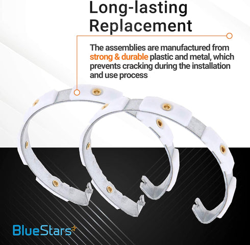 Ultra Durable 285790 (6 Pads) Washer Clutch Lining Kit Replacement Part by Blue Stars - Exact Fit for Whirlpool Kenmore Maytag Washers - Replaces 285332 3354732 AP3094538 PS334642 285141 285381