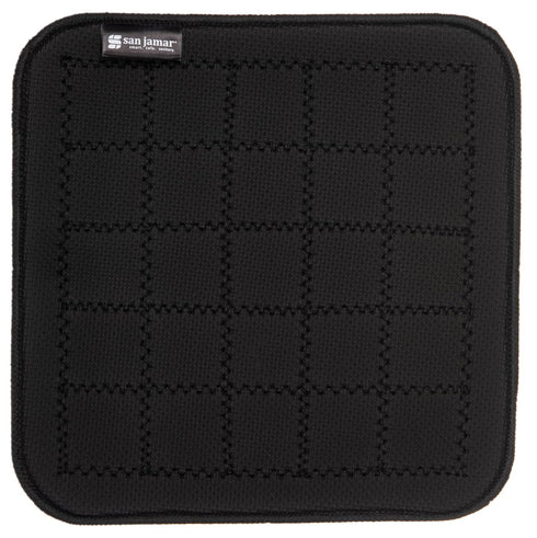 Carlisle FoodService Products Ultigrip Neoprene Commercial Hot Pad Pan Holder, 7" X 7", Black...