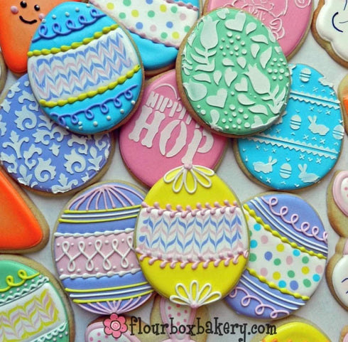 Easter Fun Cookie Cutters 3-Pc. Set Made in the USA by Ann Clark, Easter Bunny, Egg, and Carrot...
