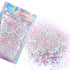 Iridescent Body Glitter - 15g Chunky Holographic Face Glitter, Hair Glitter, Eye Glitter and Body Glitter, Rave Glitter, Festival Accessories, Cos...