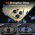 2 Pack Camera Lens Protector for iPhone 15 Pro Max/iPhone 15 Pro/iPhone 14 Pro Max/iPhone 14 Pro, Aluminum Alloy Sapphire Glass Camera Cover Scree...
