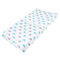 TL Care Printed 100% Cotton Knit Fitted Contoured Changing Table Pad Cover - Compatible with Mika Micky Bassinet, Aqua Whale, for Boys and Girls...