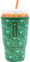 Sok It JavaSok Iced Coffee & Cold Soda Insulated Neoprene Cup Sleeve (Baby Elephant Walk, Large: 30-32oz)...