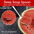 18/8 Stainless Steel Mini Ladle Deep Soup Spoon - 6.7inch (4 Packed)...