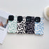 Designed for iPhone 15 Phone Case, Soft PU Leather TPU and Cute Art Wavy Painted for Women Men Compatible with iPhone Case (Beige/iPhone 15)...