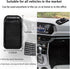 Car Dashboard Phone Holder, Non-Slip Double-Groove Auto Cell Phone Pad Mat with Number Plate, Universal Vehicle Phone Mount for All Smartphones, G...